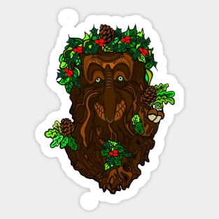 Yuletide Greenman Sticker